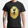 Fun Loving Golden Retriever Portrait T-Shirt Official Cow Anime Merch