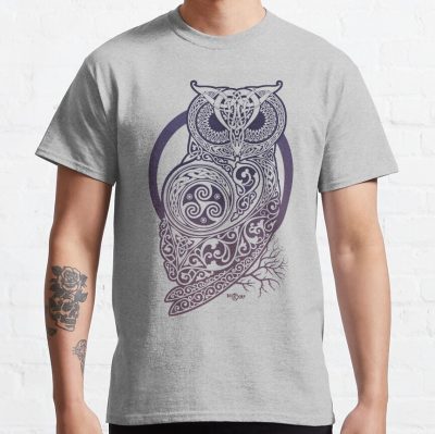 Celtic Owl T-Shirt Official Cow Anime Merch