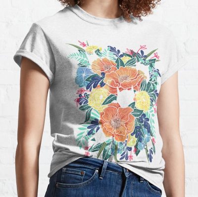 Wild Flowers T-Shirt Official Cow Anime Merch